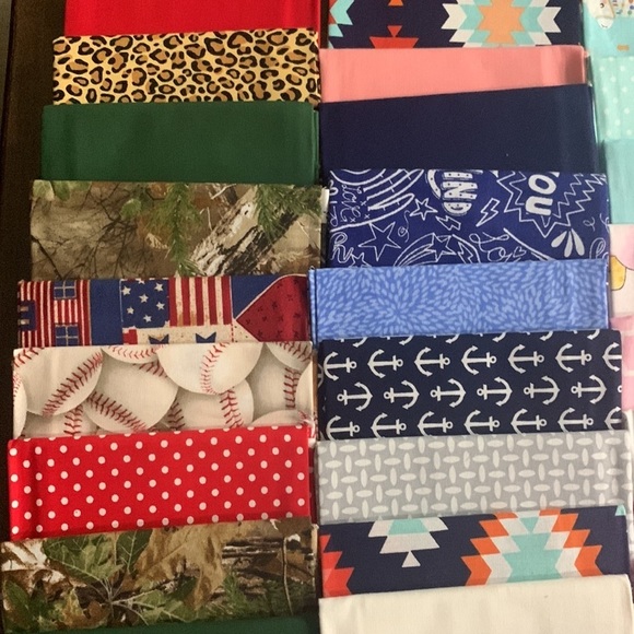 Huge Lot Of 30 Cotton Fabric Fat Quarters for Quilting Patterns & Color may vary - Picture 6 of 6